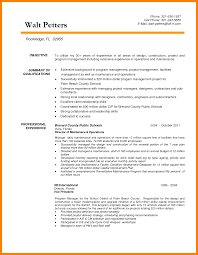 Is your project manager resume good enough to convince recruiters with 10+ years of experience that you single column resumes: Entry Level Construction Management Resume Free Resume Templates