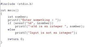 In C Language How Could I Check If The Input Entered By The User Is An  Integer? - Quora