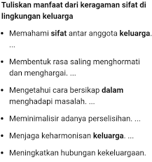 Jelaskan 3 (tiga) manfaat keberagaman di lingkungan sekolah! Manfaat Keragaman Individu Dalam Keluarga Berdasarkan Adalah Brainly Co Id