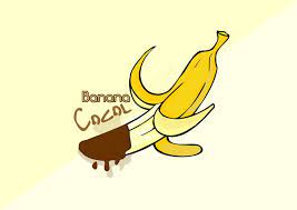 Logo Banana Coklat Pisang Gambar