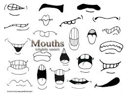 Draw this cute mouth by following this drawing lesson. How To Draw A Mouth Smiling Easy Drawing For Kids