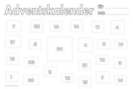 Schnell eine glückwunschkarte oder einen kalender ausdrucken? Adventskalendervorlagen Ausmalen Ausdrucken Selber Basteln