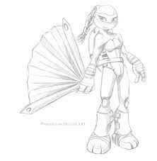 Boredom loses and epic fun wins when your little one brings donnie, leo, mikey and raph to life in this awesome coloring pack! Tmnt Venus 2012 New Design By Propimol On Deviantart Tmnt Turtle Coloring Pages Tmnt Girls