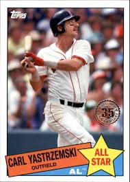 Check out our yastrzemski card selection for the very best in unique or custom, handmade pieces from our shops. Amazon Com 2020 Topps Series 2 Baseball 1985 35th Anniversary All Stars 85as 7 Carl Yastrzemski Boston Red Sox Official Mlb Trading Card Collectibles Fine Art
