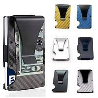 Lungear credit card holder rfid slim card wallet pop up. Acm Wallet Credit Card Holder Rfid Blocking Anti Theft Protek 838677000074 Ebay