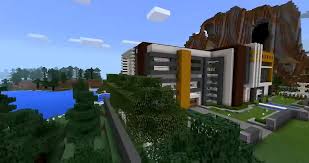 70+ cool and modern minecraft house ideas 2020 (blueprint. Super Mansion Modern House Maps For Minecraft Pe For Android Apk Download