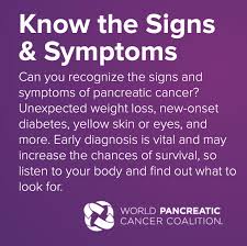 Patients with advanced pancreatic cancers and weight loss may have general laboratory evidence of malnutrition (eg, low. World Pancreatic Cancer Day Cause Facebook