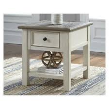 Bolanburg Rectangular End Table Brown White Signature Design By Ashley Repurposed Furniture Furniture End Tables
