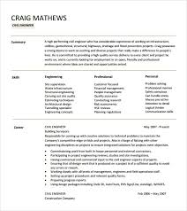 So here is our best civil engineer resume sample to land more job interviews. Free 14 Sample Civil Engineer Resume Templates In Pdf Ms Word Psd Indesign Publisher Pages