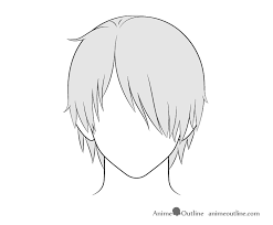 Before drawing anime / manga hair, determine the hair style and physical properties of the hair that you want to draw. How To Draw Anime Male Hair Step By Step Animeoutline
