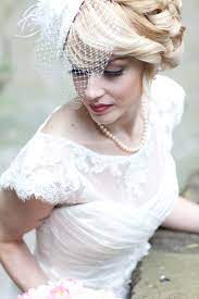Retro Hairstyle With Pillbox Hat And Birdcage Veil Retro Wedding Hair Vintage Bridal Hair Wedding Hairstyles With Veil