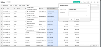 Working With Tables L Zoho Analytics Help