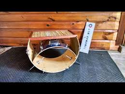 This is part 1 of 2, where i show you how to prep your bass drum and make the rest of the parts for the coffee table. Bass Drum And Drum Sticks Coffee Table Youtube