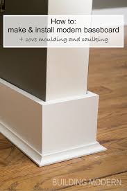 Installing Baseboards Cove Moulding Caulking Modern Baseboards Cove Moulding Baseboard Styles