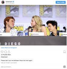 Lili reinhart instagram cole sprouse. Lili Reinhart And Cole Sprouse S Relationship Was Heavy Pre Split Lili Reinhart And Cole Sprouse Cole Sprouse Lili Reinhart