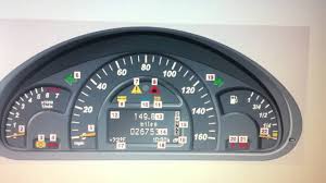 Mercedes C Class W203 Srs Airbag Warning Light How To Turn It Off Youtube