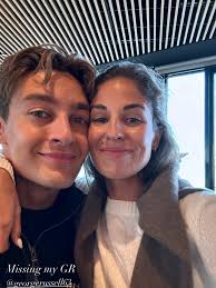 George Russell and Carmen Monaco