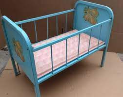 Vintage Doll Crib Etsy