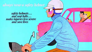 Safety warning sign template cute handdrawn kid sketch. Helmet Helmet Safety Posters