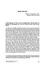 New information for personal peace channelled teachings given in love to lee carroll book review # 517. Book Review A Brief History Of Time From The Big Bang To Black Holes Unt Digital Library