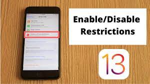 Tap on general midway down the list. Ios 13 How To Enable Disable Restriction On Ios 13 Youtube