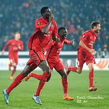 Profile page for krc genk player paul onuachu. Fc Midtjylland Auf Twitter Happy Birthday Paul Onuachu Picture From The Goal Against Manutd Sldk Fcm Birthday