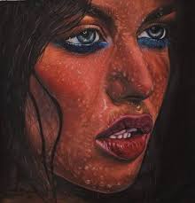 Original Modern Portrait Airbrush Paintings