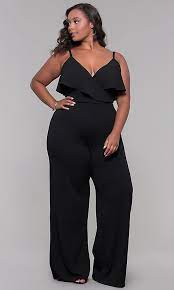 V Neck Plus Size Wedding Guest Jumpsuit Jumpsuit For Wedding Guest Plus Size Wedding Guest Outfits Plus Size Wedding Outfits