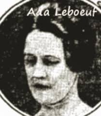 Ada Regina Bonner LeBoeuf (1888-1929)