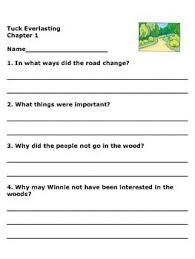 Tuck Everlasting Novel Study Chapter Quizzes By Rosa Mauer Tpt Novel Studies Novel Study Books Tuck Everlasting