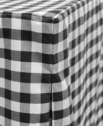 6 Foot Picnic Plaid Fitted Table Cover Red White Fitted Table Cover Black Table Table Covers