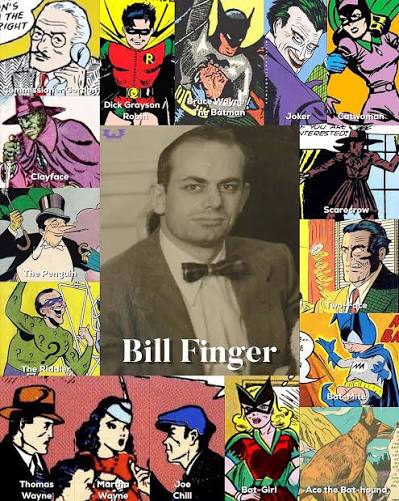 Happy birthday to Bill Finger, co-creator of the Bat-Man and many parts of the Batman Universe.🦇📚 Born on February 8, 1914, Bill Finger began writing comic strips in the same studio as