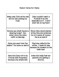 A Free Lesson On Gossip And Rumors Counseling Lessons School Counseling Activities Teaching Social Skills