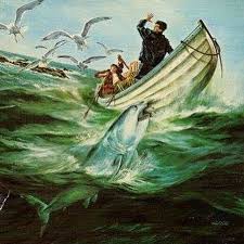 For unprovoked shark attacks, or provoked shark attacks. Brunswick The Shark On Twitter There Are A Lot Of Greatwhites Heading To Novascotia This Is Not New This Very Famous Painting Seen In The Best Movie Ever Made Is A Depiction