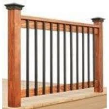 Pegatha 32 1 4 In X 1 In Charcoal Aluminum Face Mount Deck Railing Baluster 5 Pack 50050008 The Home Depot Deck Railings Aluminum Balusters Diy Deck