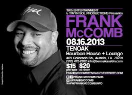Frank McComb Is Coming To Austin