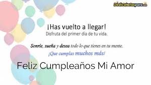 Muchas felicidades, amor mío, espero que tu día de cumpleaños esté a la altura. Mensajes Para Feliz Cumpleanos Mi Amor Frases Originales