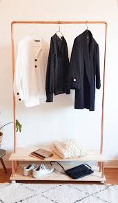 Kleiderstander Aus Kupferrohr Selber Bauen Diy Chaosmitstil Kupferrohr Kleiderstander Selber Bauen Kleiderstander