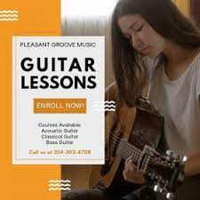 Let your inner beethoven or hendrix come out to really play. 1 030 Guitar Lessons Template Customizable Design Templates Postermywall