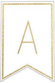 With each letter set on a background of gold glitter, this banner would go . Free Printable Banner Letters Templates Paper Trail Design Printable Banner Letters Free Printable Banner Letters Free Printable Banner