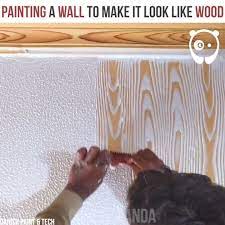 I share all things, thrifty home decor, crafts, and a recipe or two on occasion. Crafty Panda Painting A Wall To Make It Look Like Wood Facebook