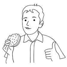 Understanding that burger, hot dog and fries are not really healthy food for kids, i've also created some burger and hot dog coloring pages and writing sheets, specifically done to. 10 Printable Burger Coloring Pages For Your Little One