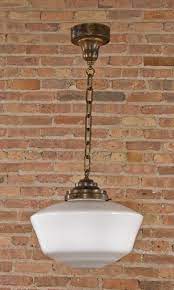 I have not adjusted the photometrics so don't rely on those. Original C 1900 10 American Reliance Building Office Interior Schoolhouse Pendant Light Fixture With Oversized White Opalescent Globe