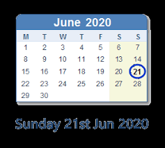 Here's your horoscope for today: 21 June 2020 Date In History News Top Tweets Social Media Day Info In