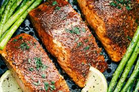 Brown Sugar Garlic Air Fryer Salmon The Recipe Critic Air Fryer Recipes Salmon Salmon Recipes Salmon In Air Fryer