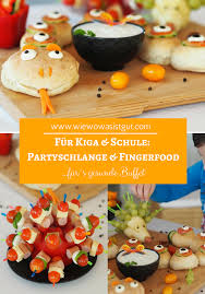 Fur Kiga Schule Partyschlange Fingerfood Fur S Gesunde Buffet Wiewowasistgut Com Rezept Fingerfood Kindergeburtstag Fingerfood Kindergarten Essen