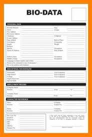 Free download of bio data form for job document available in pdf format! Bio Data Form For Job Application Pdf Free 7 Employee Bio Data Forms In Pdf Ms Word
