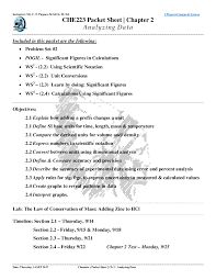 When rounding off figures, you must consider many different things or keep a lot of things running around in your mind. Che223 Ch 2 Analyzing Data Print Packet Baixar Pdf De Docero Com Br