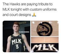 Breaking down khris middleton's big night | get upmike greenberg runs through highlights from game 3 between. Nba Memes The Hawks Are Honoring Martin Luther King Jr Tonight Facebook