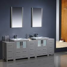 Buy products such as vanity art 60 inch single sink bathroom vanity set with ceramic vanity top. Eviva Evvn1900 8 84wh Lugano 84 Inch Modern Bathroom Vanity With White Integrated Acrylic Double Sink Eviva